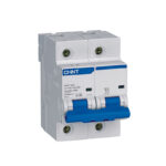 کلید مینیاتوری 25 آمپر دو پل NB7 2P B 25A 6KA چینت الکتریک