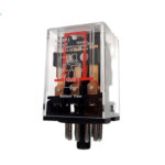 رله شیشه ای 11 پایه 110/48 ولت بدون سوکت Mk 3P - 1 AC 110/48 V چینت الکتریک