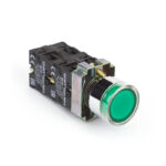 شستی استارت چراغدار سبز NP2-BW 3361 LED 220V چینت الکتریک