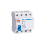 کلید جریان نشتی باقیمانده 4 پل 25 آمپر NL1-63 4P 25A 30mA AC 6kA چینت الکتریک